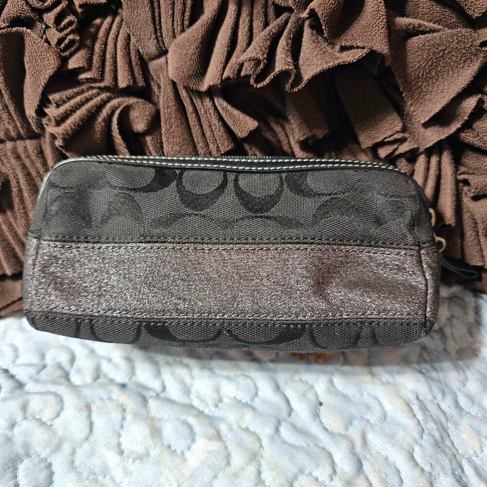 RARE Y2K Coach Legacy 65th Anniversary Lurex Wristlet Cosmestics Pouch